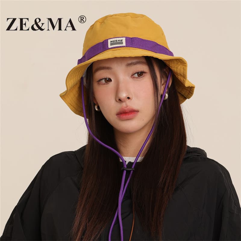 ZE & MA balde chapéu montanhismo primavera outono estilo chapéu feminino 2026 novo estilo chapéu de sol verão chapéu de