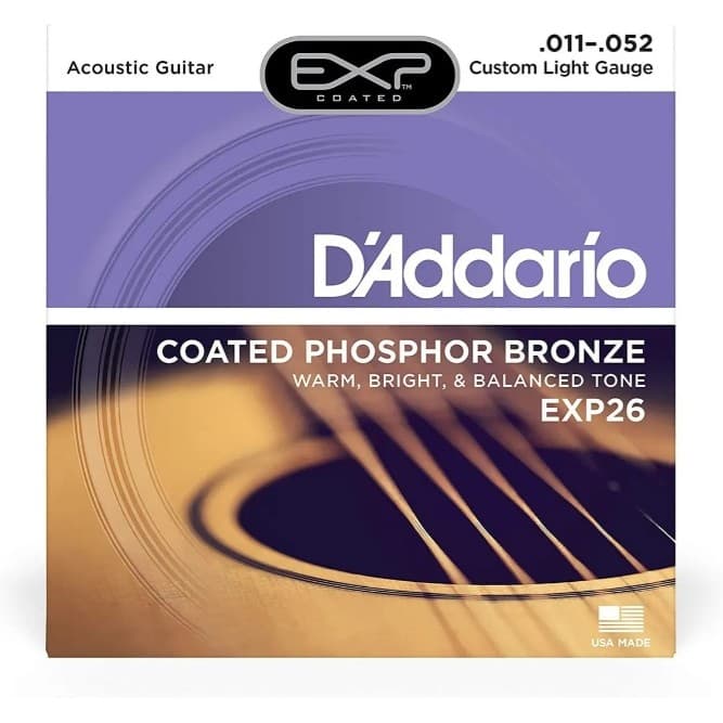 Jogo De Cordas D´addario exp26 Violão Aço 011-052