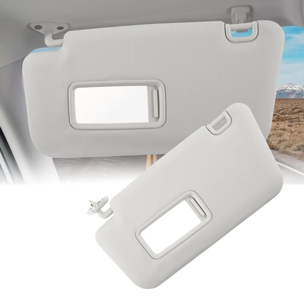 Para Subaru Forester 2009 2010 2011 2012 2013 Viseira Solar Interior Do Carro Com Espelho Cinza Lado Esquerdo Motorista