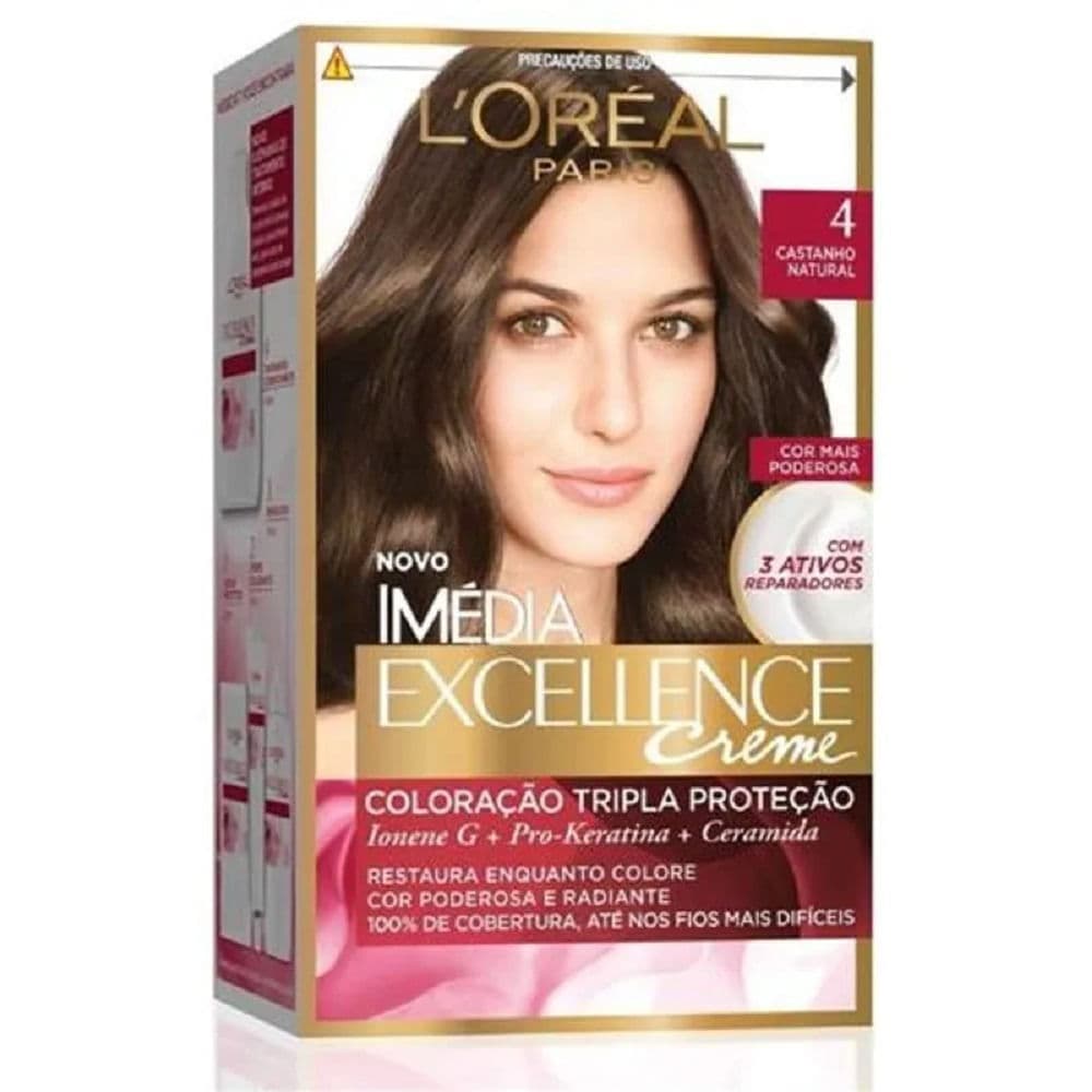 Tintura 4.0 Castanho Natural Imedia Exellence 1un