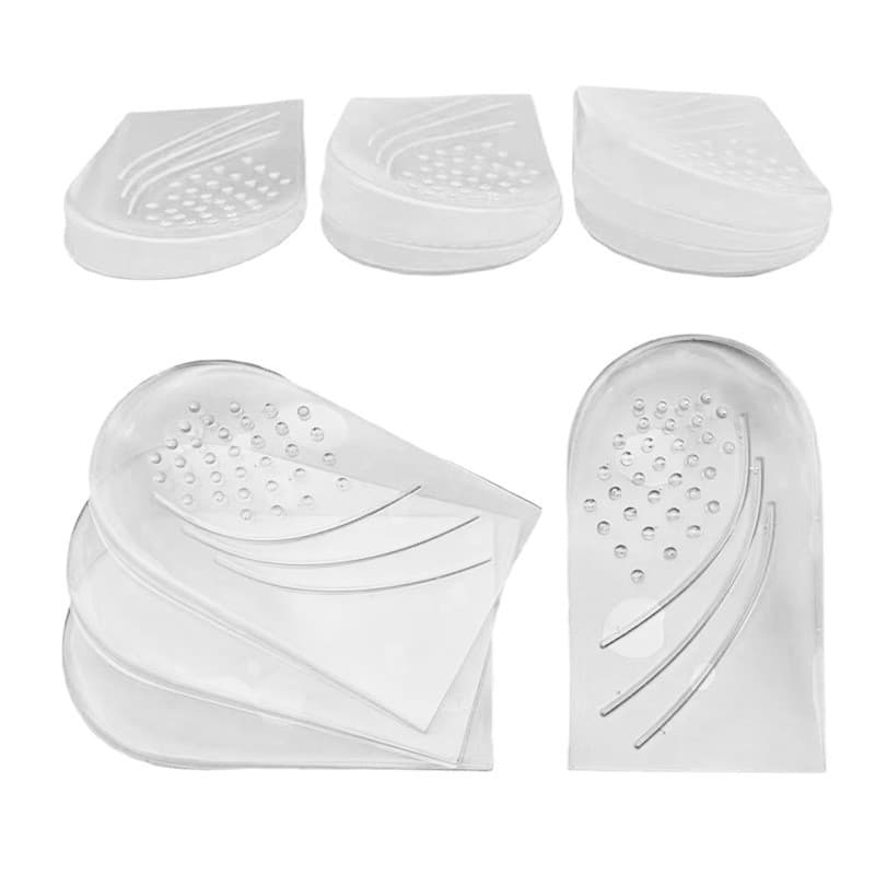 Novo estilo almofada de calcanhar PU almofada de correção multicamadas X perna em forma de O interior exterior oito cara