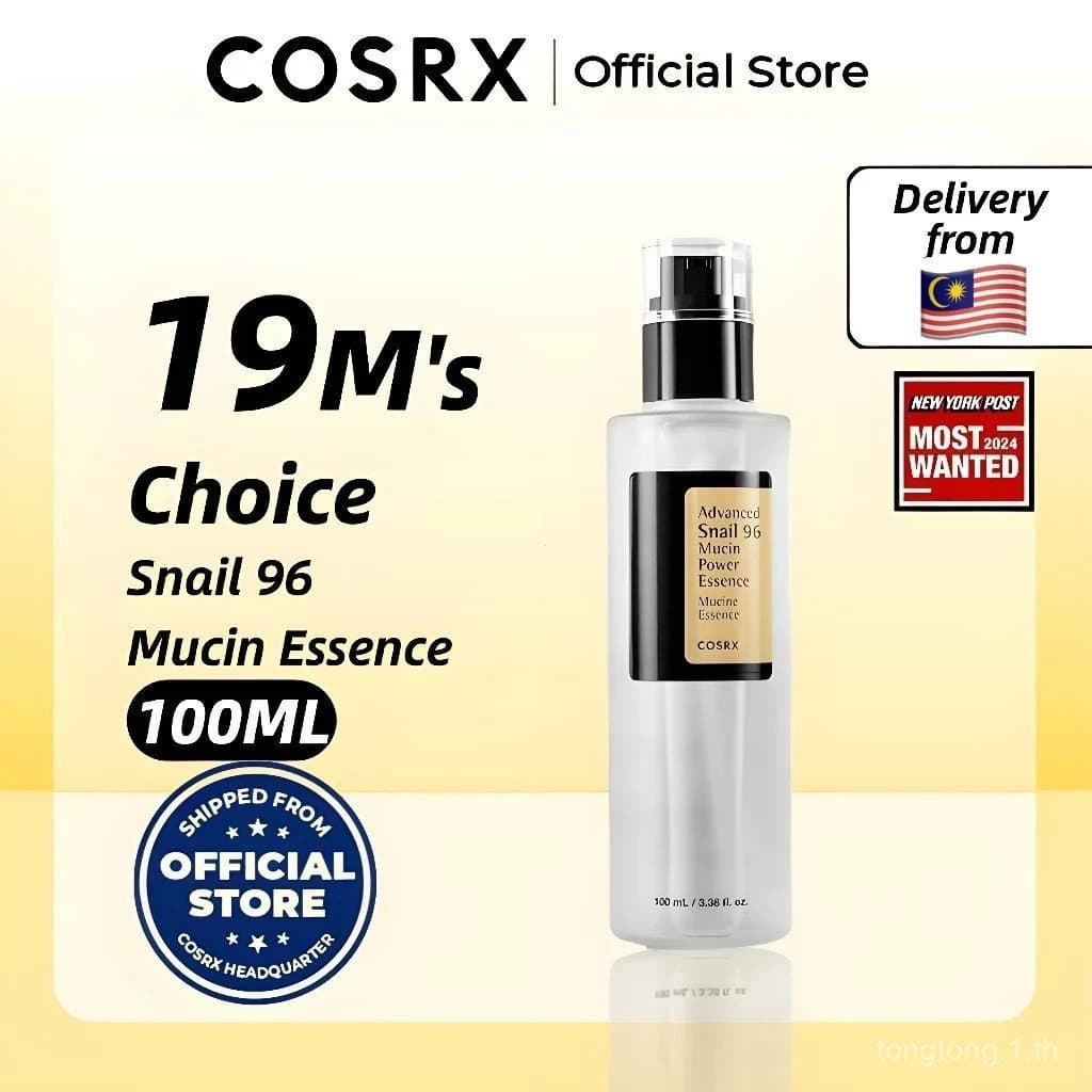 [Venda Quente] CO SR-X Advanced Snail 96 Mucin Power Essence 100ml Essência Hidratante de Mucina de Caracol para Reparaç