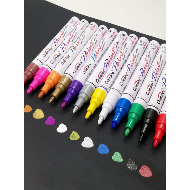 Caneta de pintura de lápide de alta qualidade, tinta de retoque, caneta de pedra dedicada, desenho, à prova d'água, não