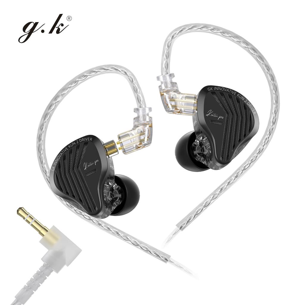 GK-Kunten pro High-End Fones De Ouvido Intra-Auriculares Fone Driver Dinâmico Cabo Destacável Headests KZ Zenith