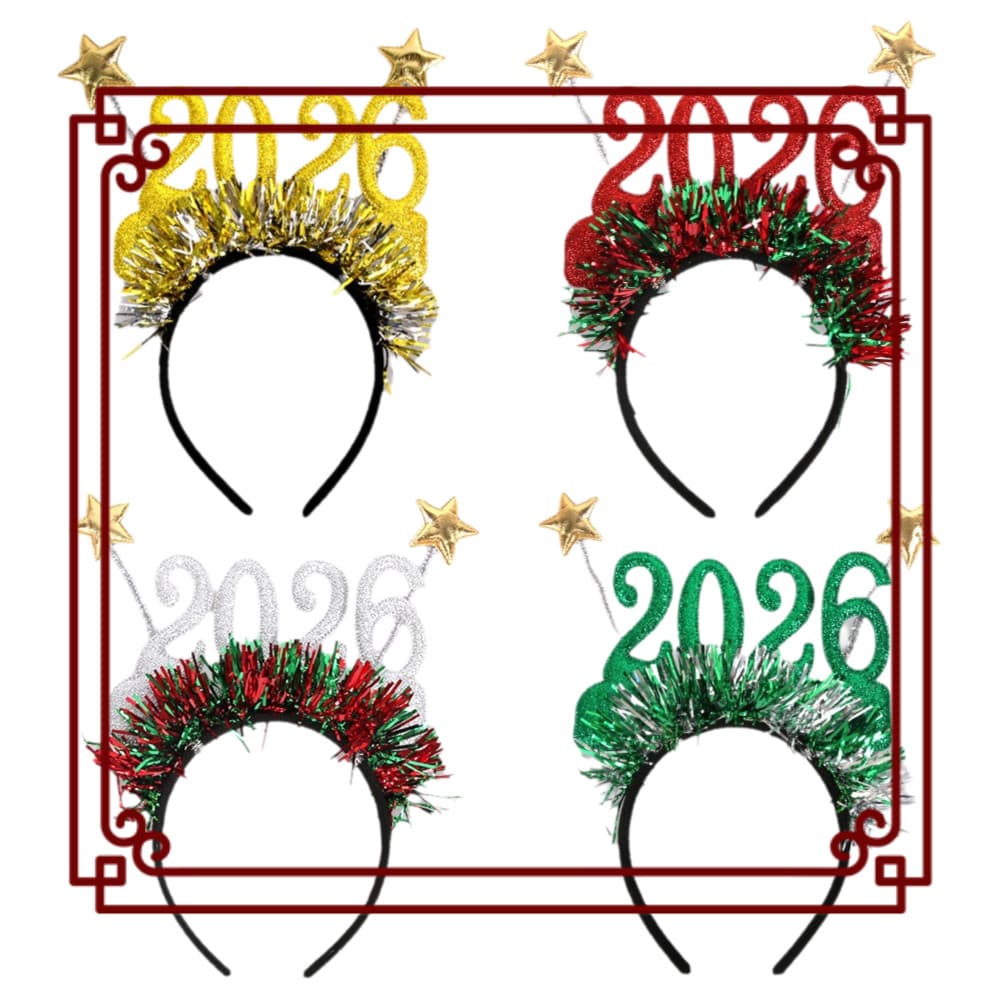 Tiara De Natal , Faixa De Cabelo De Véspera De Ano De Primavera 2026 , Decoração De Festa , Acessórios