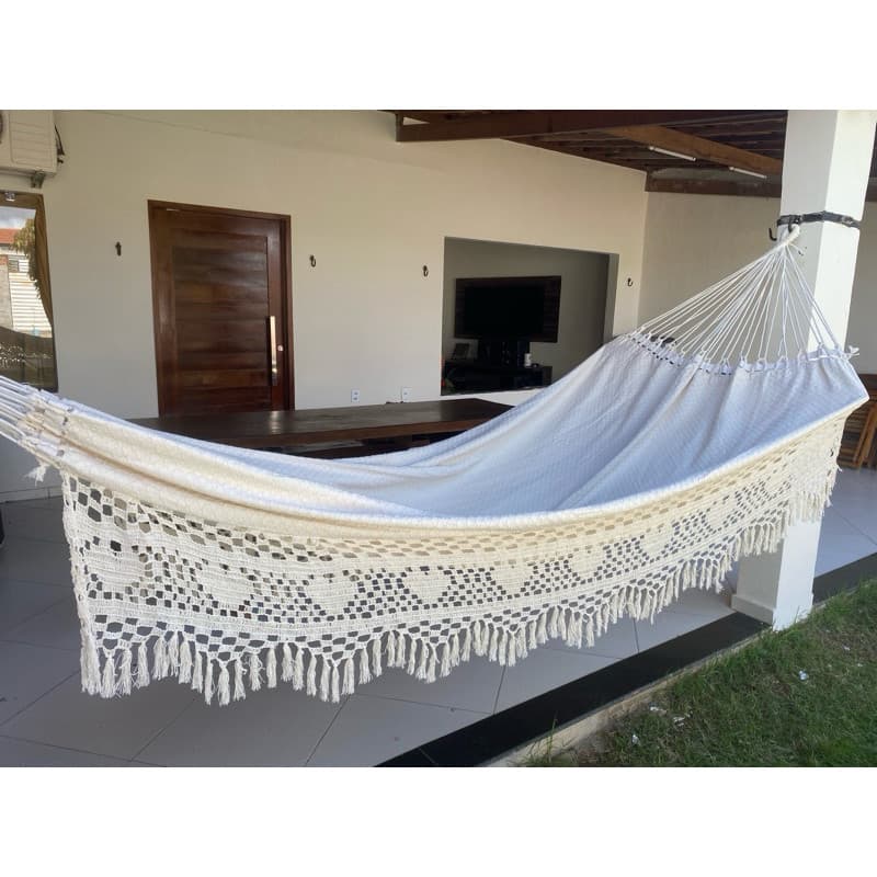 Rede De Dormir Descanso Bucho De Boi Luxo gigante 4,5m  Envio Imediato - Luxo Para Casa