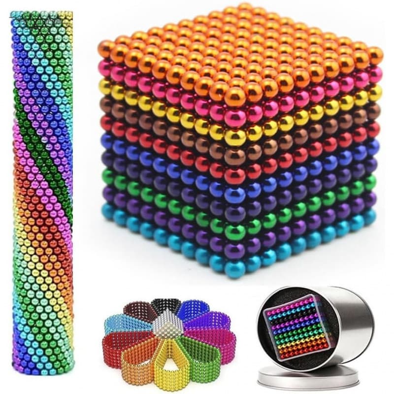 1000 Peças de Bolas Magnéticas para Adultos Brinquedos Magnéticos, Brinquedo de Mesa de Construção Magnética para Escrit