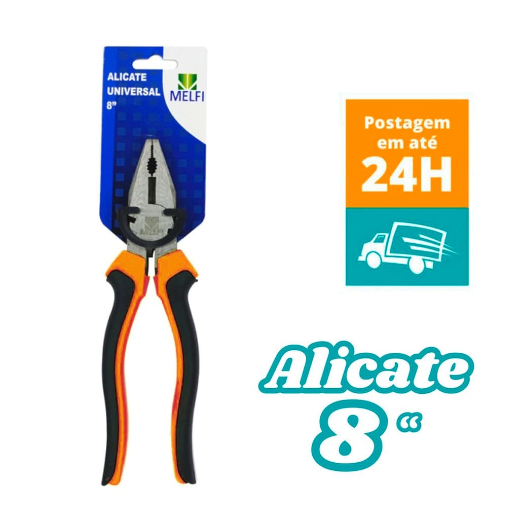 Alicate Universal 8 Polegadas Profissional