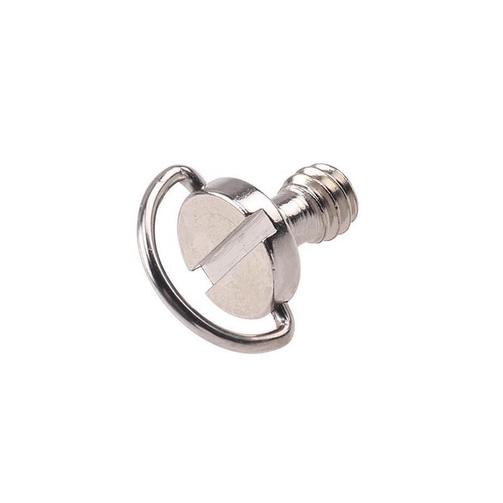 Parafuso Cabeça Achatada Pescoço Alongado c/ Argola Para Gancho Rosca 1/4"