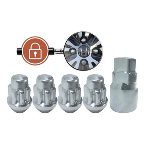 Porcas Anti Furto Cromadas Rodas Honda Civic Fit City Crv