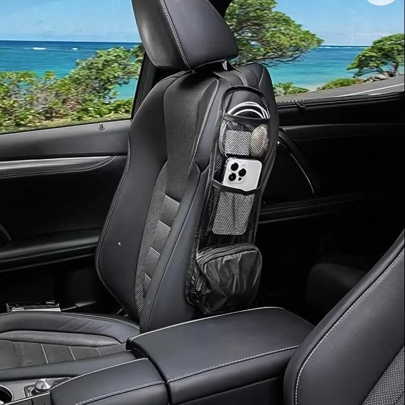 1 / 2 Pcs Organizador De Armazenamento Bancos Para Carros Acessórios De Bolso Múltiplo Lateral Do Banco Carpei