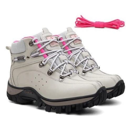 Bota Coturno Caterpillar Em 100% Couro Feminina