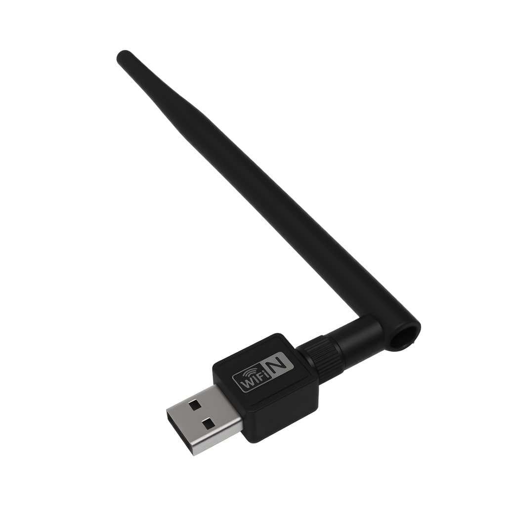 Dongle adaptador USB sem fio Wi-Fi 802.11n 8188EUS destacável 2,4 GHz 150 Mbps,