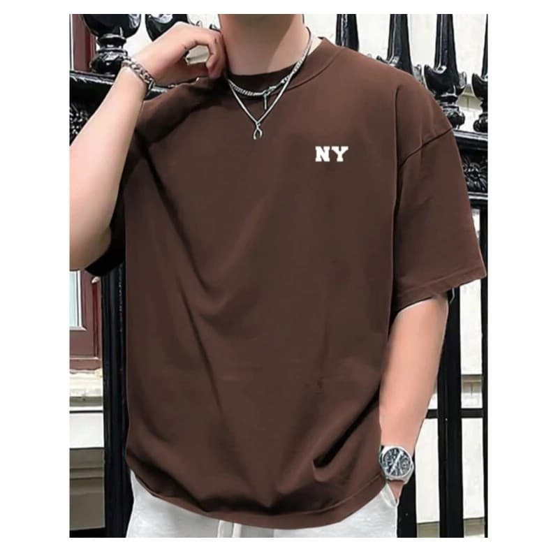 Camiseta Unissex NY 100% Algodão Balada Caminhada Academia Passeio Diversão