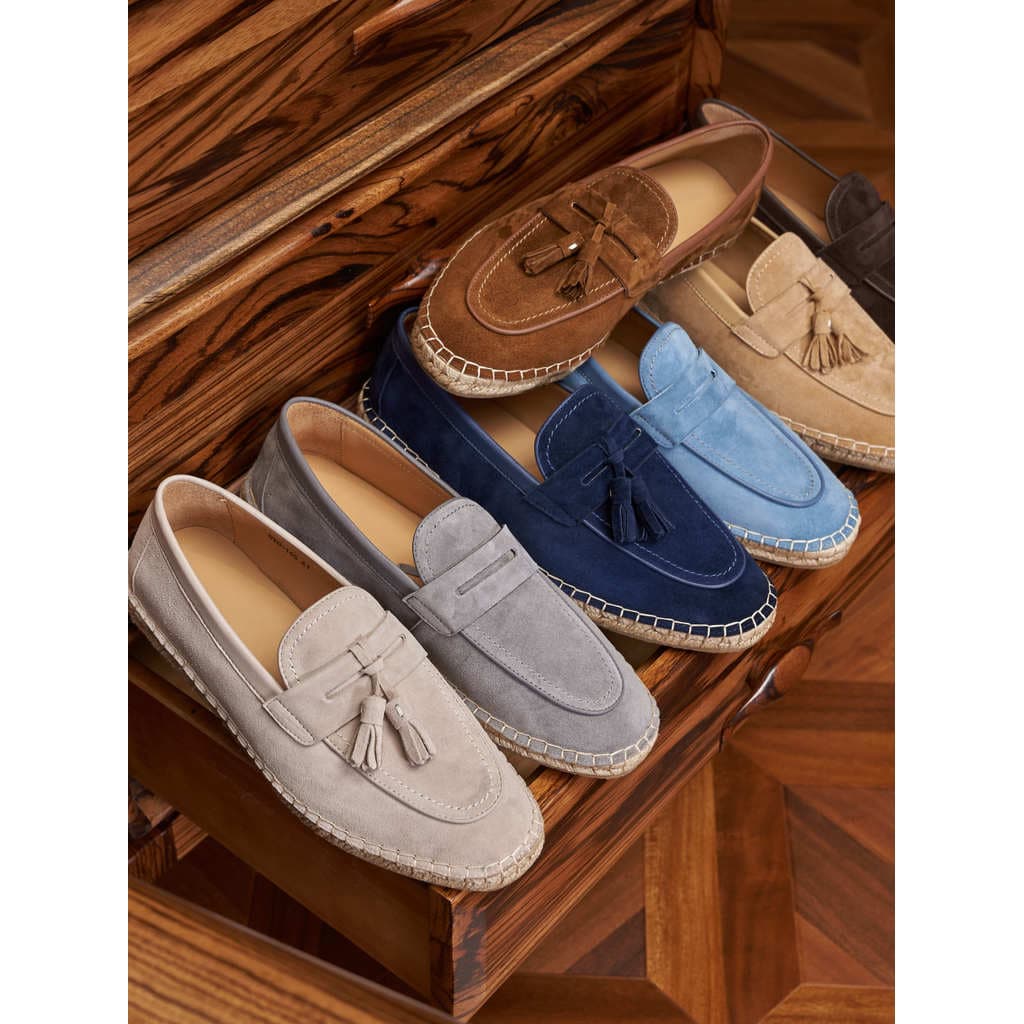Verão velho dinheiro estilo All-Match pneu vaca camurça deslizamento-On balde sapatos masculinos novo estilo de couro mo
