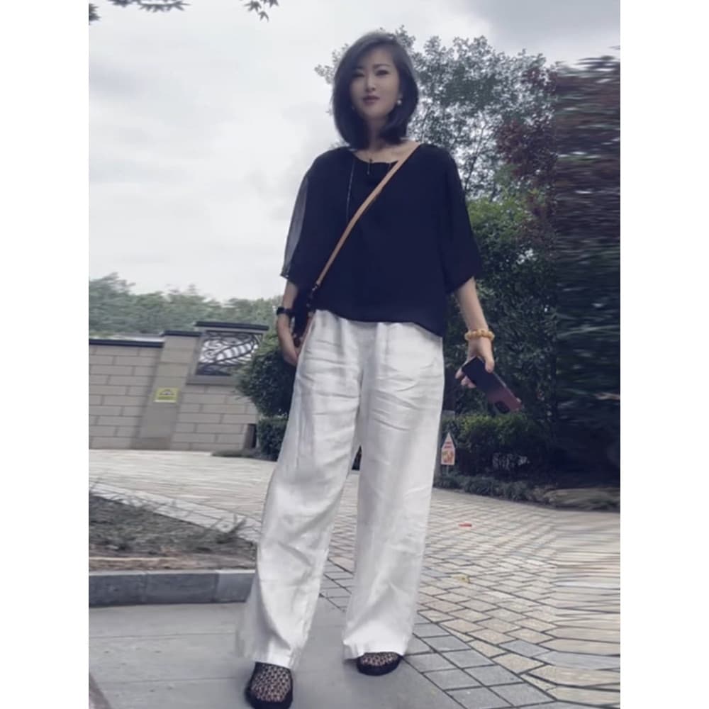 Vestido de verão combinando com um conjunto completo moda preto com decote em V camiseta de manga curta Design feminino