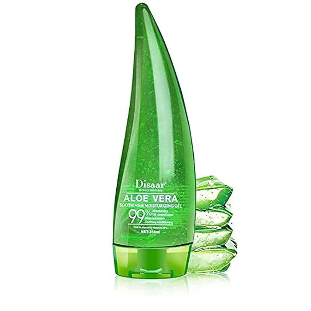 Disale Beauty Gel Creme Líquido de Essência de Aloe Vera 99% Altamente Hidratante, Reparador Pós-Solar, Controle de Oleo