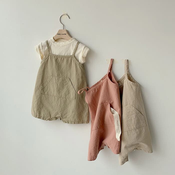 Versão coreana roupas infantis verão das mulheres dos homens bebê suspensórios macacão camiseta estilo fino macacão do b