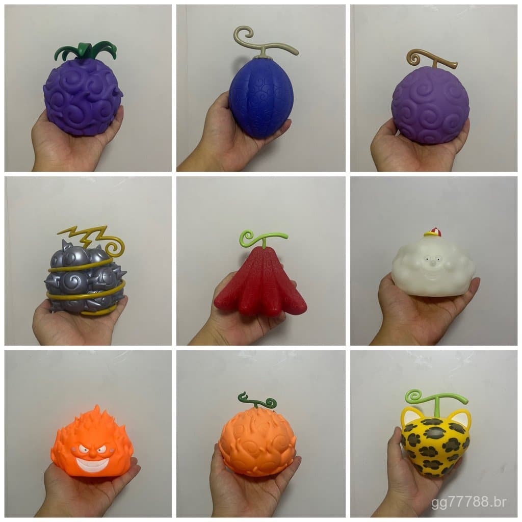 Produto popular: Luminária LED Noturna Bandai One Piece Devil Fruit Dark Fruit, Prêmio UXKI