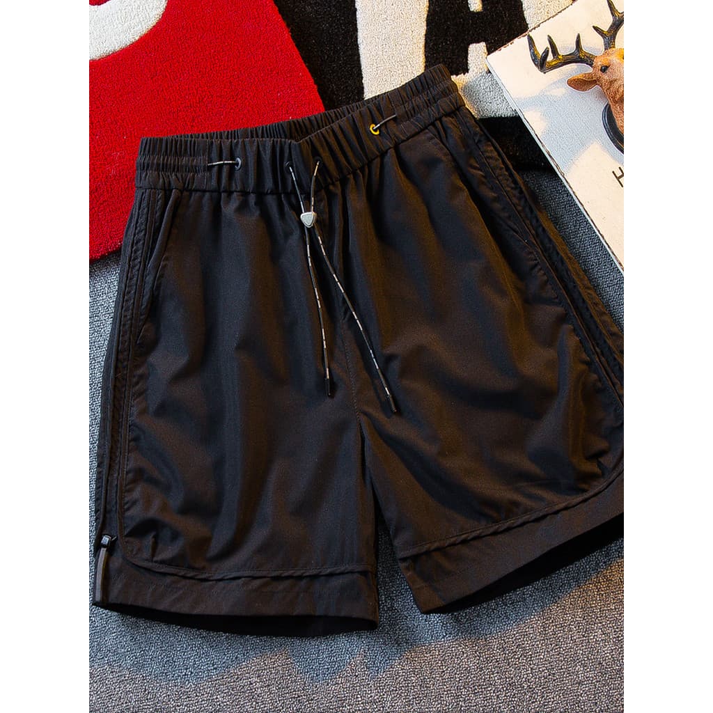 HPCP Outdoor Drawstring Elástico Funcional Shorts Esportivos Masculino Street Wear Solto Perna Larga Calça Média Masculi