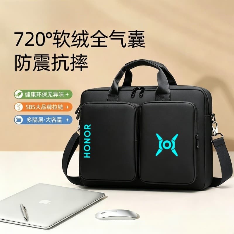Adequado para 2026 Honor WIN Gamebook H7/H9 Bolsa para computador X16 plus Bolsa de ombro para Notebook à prova de choqu