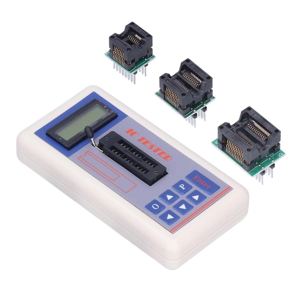 TSH06F Integrated Circuit Tester Multi Functional IC Transistor Meter with 5V 3.3V AUTO Modes for Microelectronics Logic