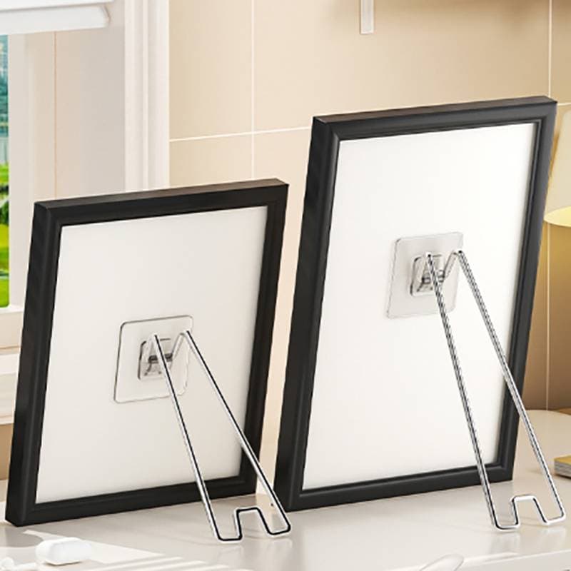 Sem Broca Moldura Do Prego Suporte De Exibição De Mesa Para Álbuns De Fotos E Arte Fácil Configuração Resistente Apenas