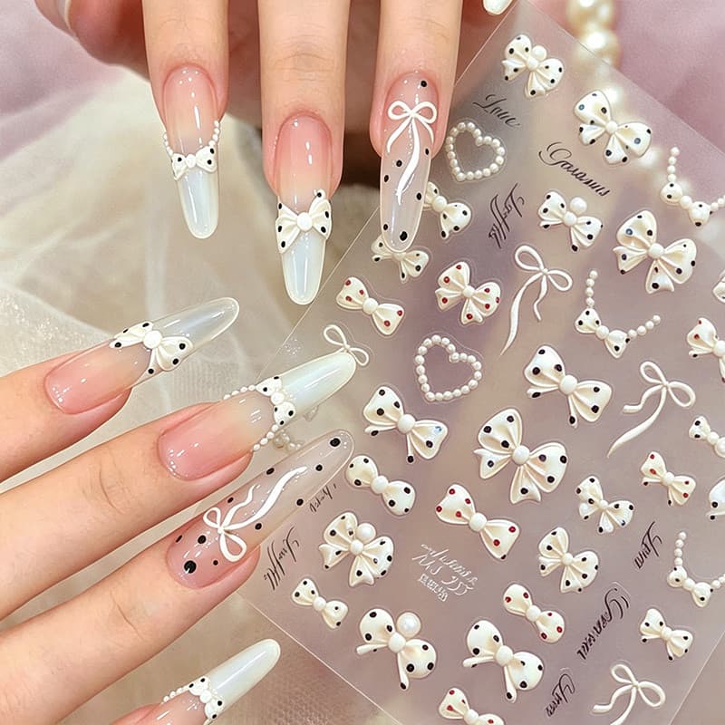 Adesivos De Unhas De Concha Iridescente Decalques Autoadesivos DIY Manicure Decorações De Naiil