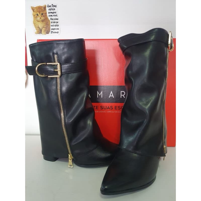 Ramarim bota weide bico fino cano alto 2658131