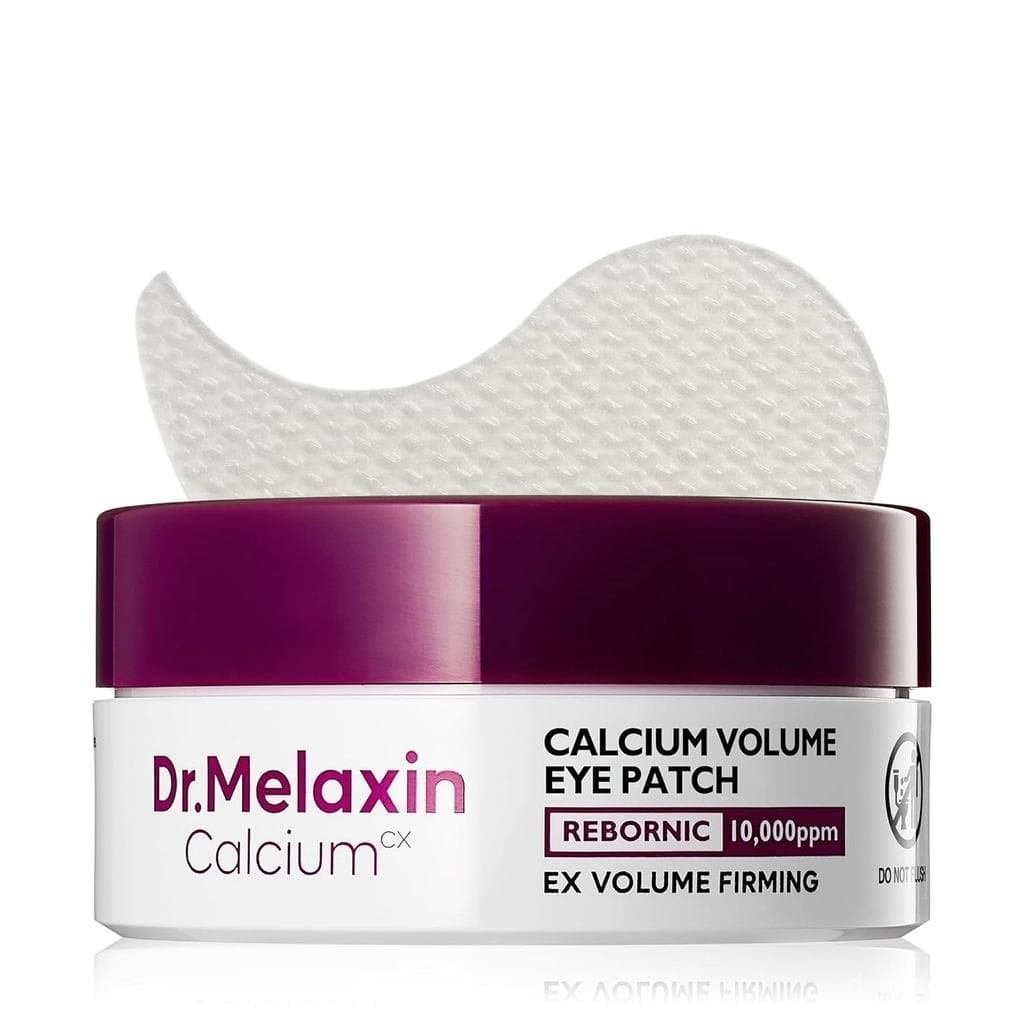 Patches Oculares de Cálcio Dr.Melaxin, adequados para inchaço e olheiras, máscara ocular de hidrogel, adequada para ruga