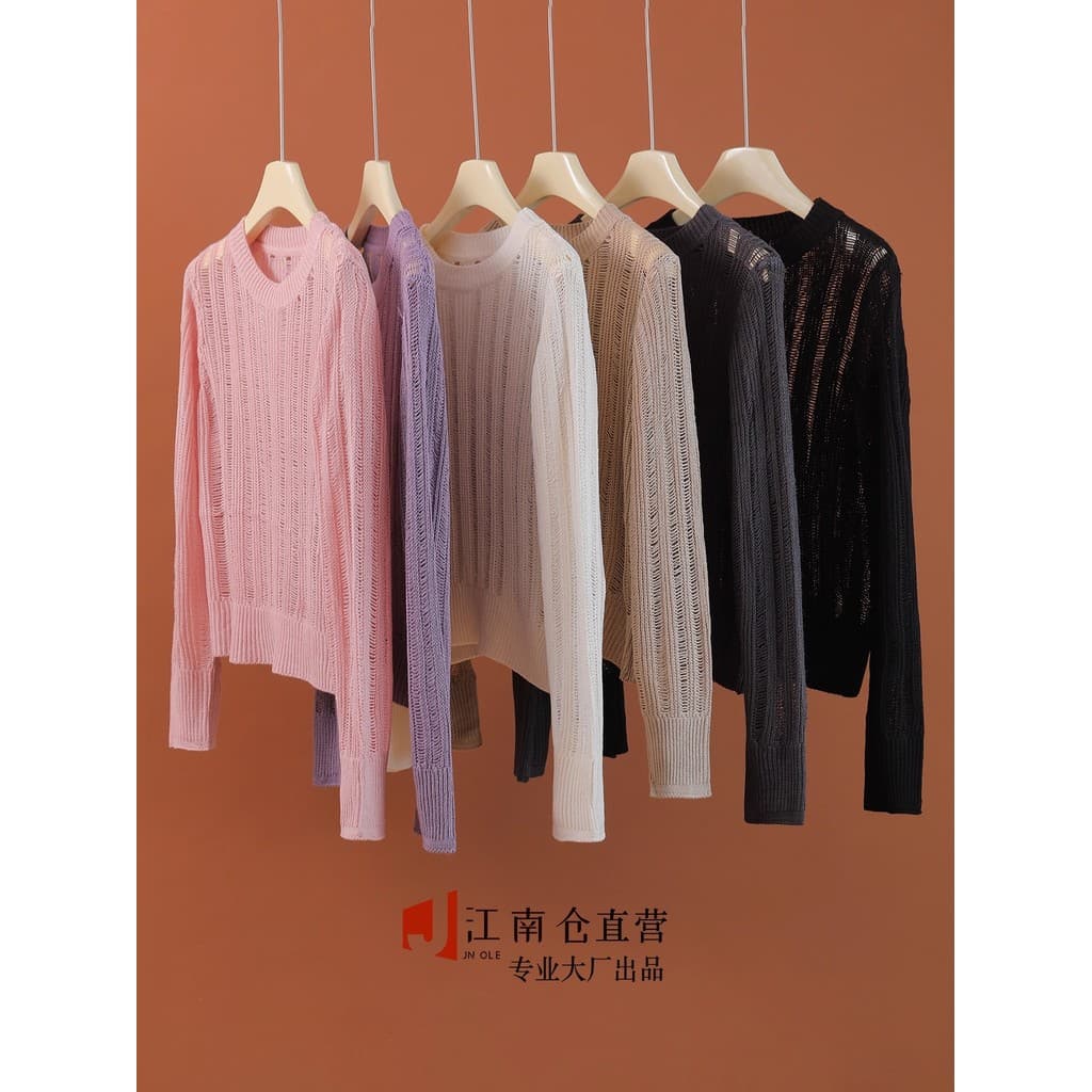 Armazém Jiangnan [produtos caros fio especial] especial ~ primavera outono suéter malhas camisa de fundo Top macio ceros