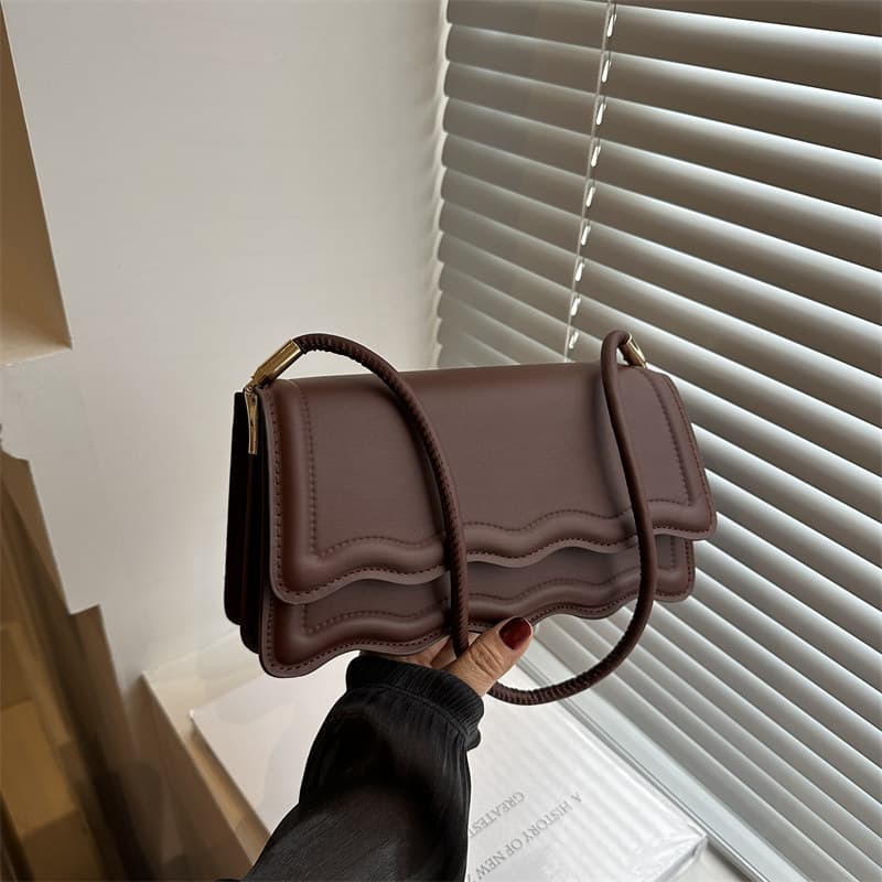 bolsa transversal feminino Bolsa Nicho Design saco feminino 2024 novo estilo na moda All-Match um ombro axilas saco High