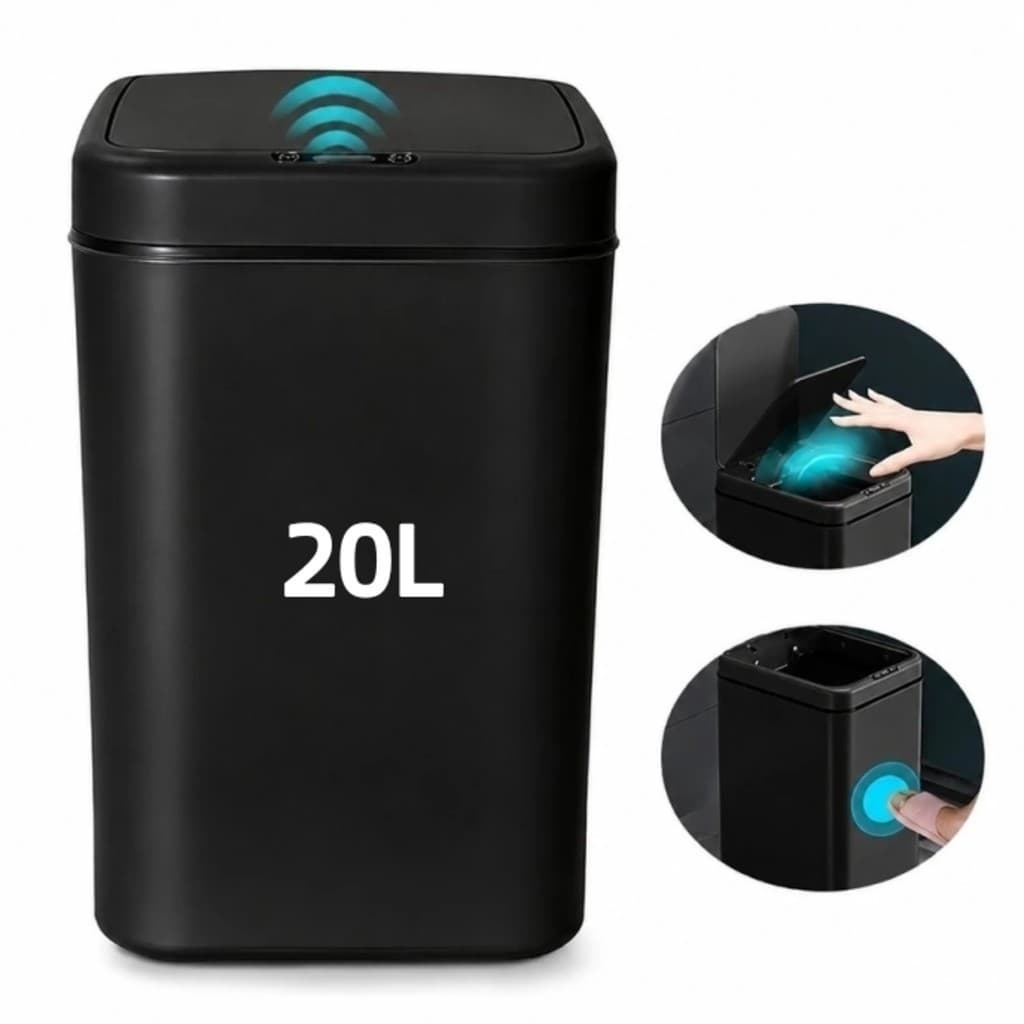 Inteligente Lixeira Sensor Automática  de Banheiro Cozinha Escritório Capacidade 20 Litros