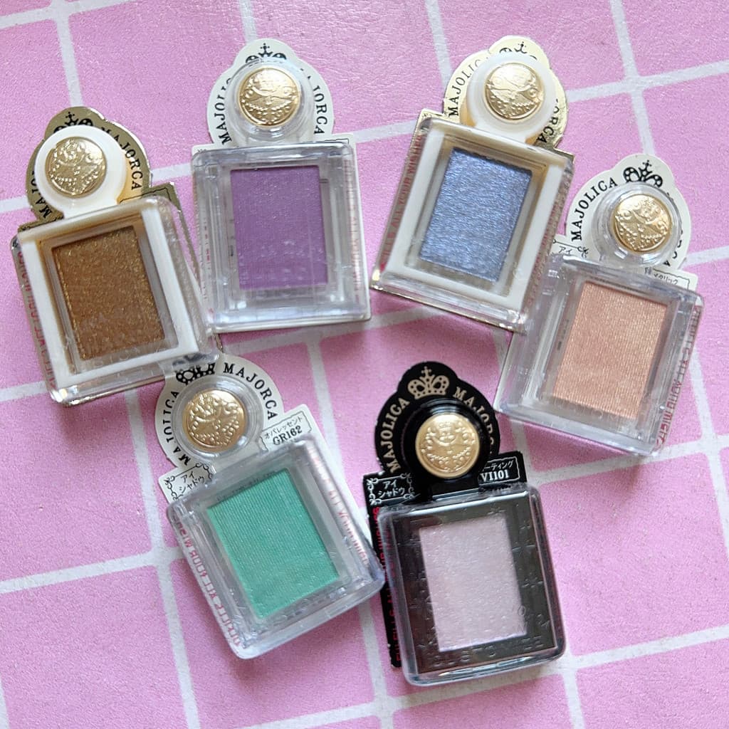 [Estoque pronto] Japão majolica Love Mirror Monocromático Sombra Picada Batata Pérola Multicolor Série Limitada