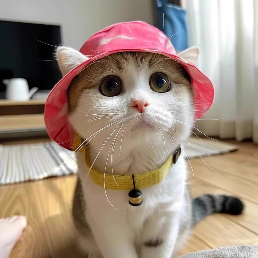 Bonito orelhas abertas Pet gato cão chapéu verão protetor solar chapéu de sol alemão gato chapéu filhote de cachorro bal