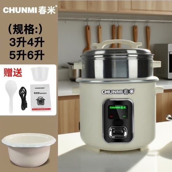 Chunmi panela de arroz doméstica cerâmica esmalte vesícula biliar espessada dormitório pequena panela de arroz multifunc