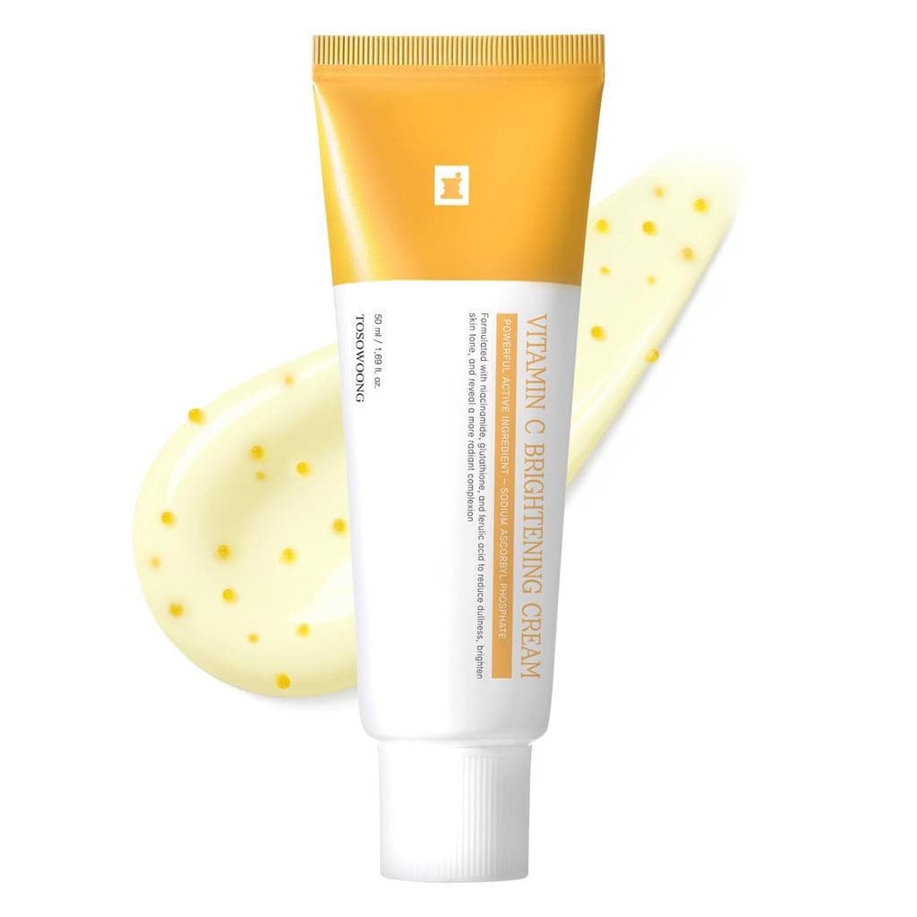 TOSOWOONG Vitamina C Clareadora para Tom Uniforme, Hiperpigmentação e Cuidado de Manchas Escuras com Tocoferol (Vitamina