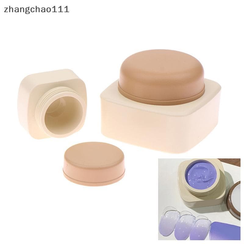 [Z] 5/20g Vazio Plástico Arte Do Prego Cosméticos Recipientes Quadrados Frasco Creme Facial Pote Gel Em Pó Caixa Maquiag