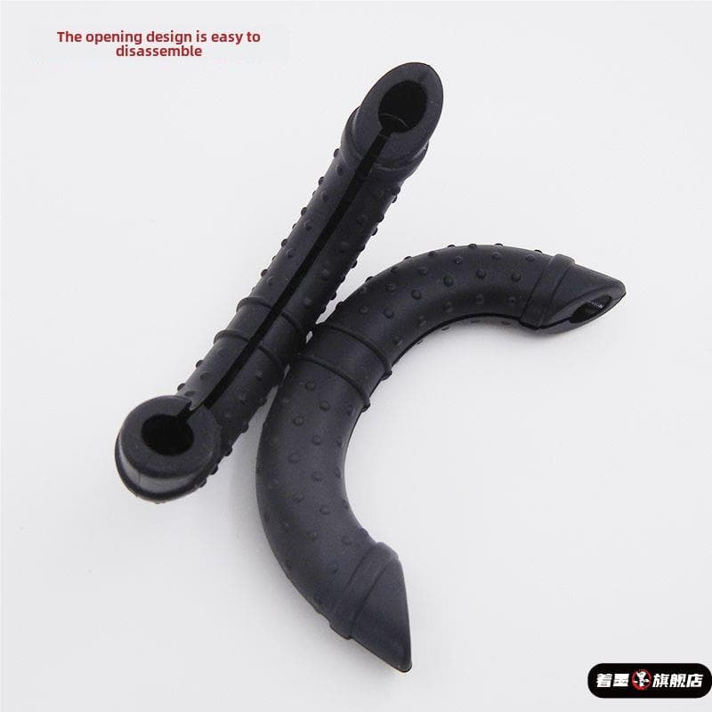 Pote de ferro à moda antiga, orelha dupla, alça Anti-escaldante, pote Universal de Silicone, panela Wok, panela de sopa,