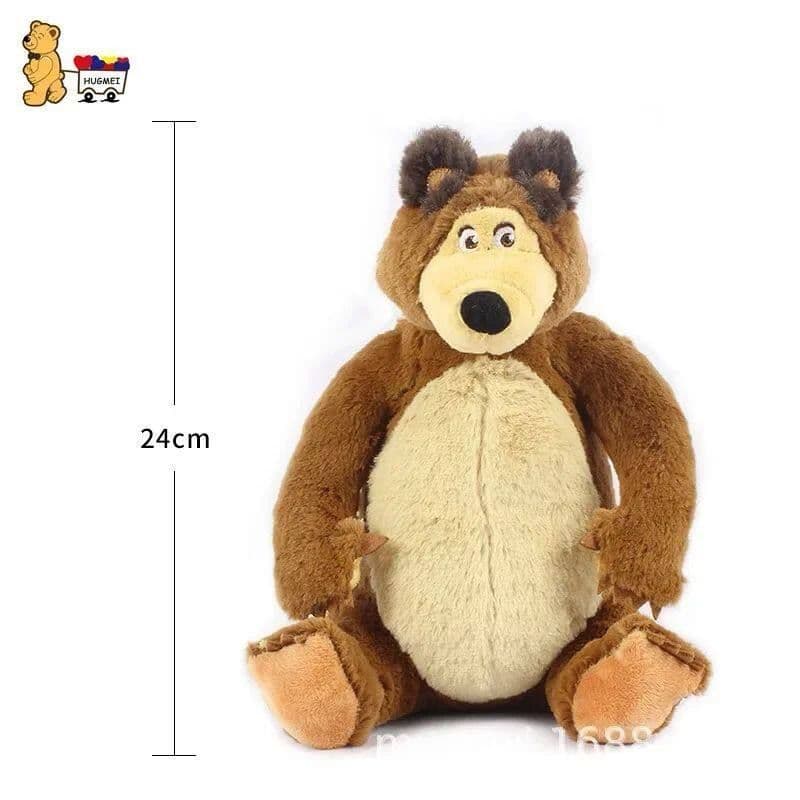 Masha e urso boneca MashaBear boneca brinquedo de pelúcia brinquedo das crianças presente de aniversário urso de pelúcia