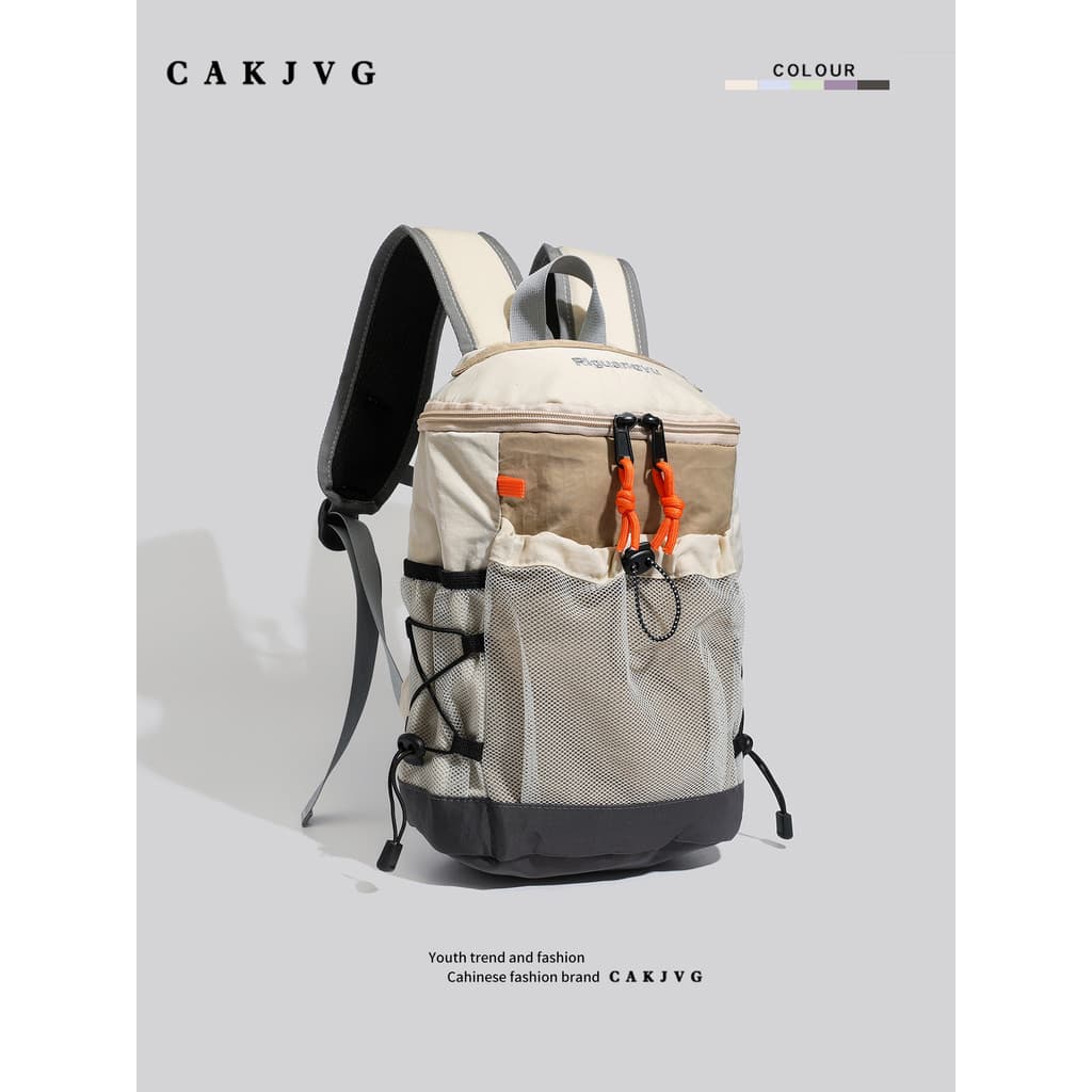 CAKJVG Mochila Estilo Funcional Ao Ar Livre Homens Mulheres Leve Viagem Leve Mochila Esportiva Multi-bolso Bolsa de Mont
