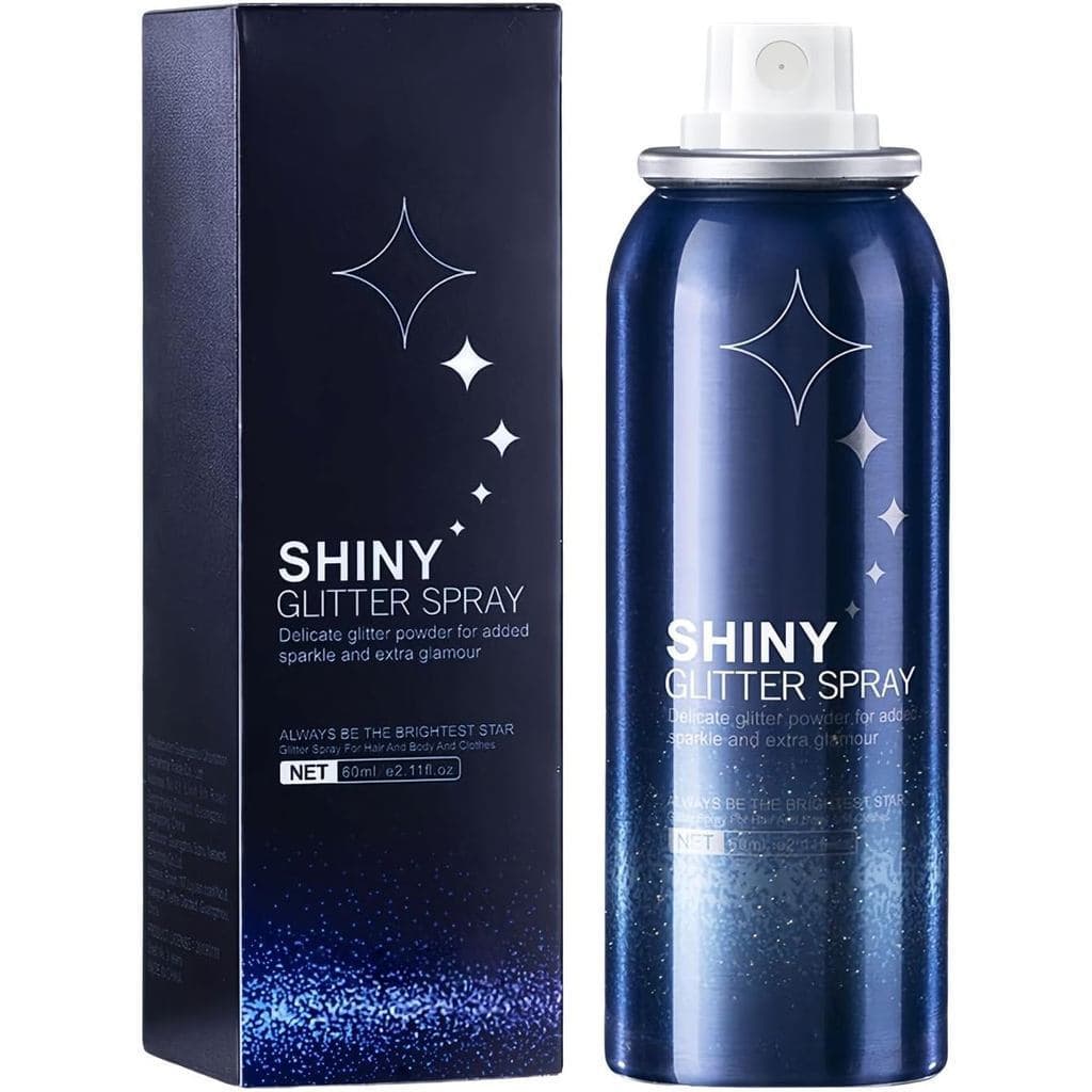 Spray de glitter corporal, perfeito para corpo, cabelo e roupas, adequado para maquiagem em festivais de música e palcos