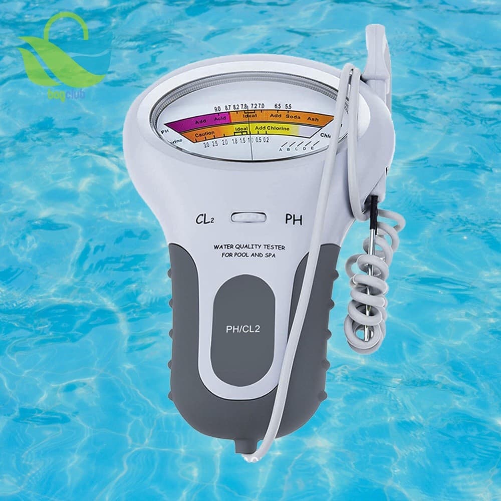 Testador De PH Medidor De Cloro Profissional CL2 Medição Para Piscina Spa [Bagclub.br]