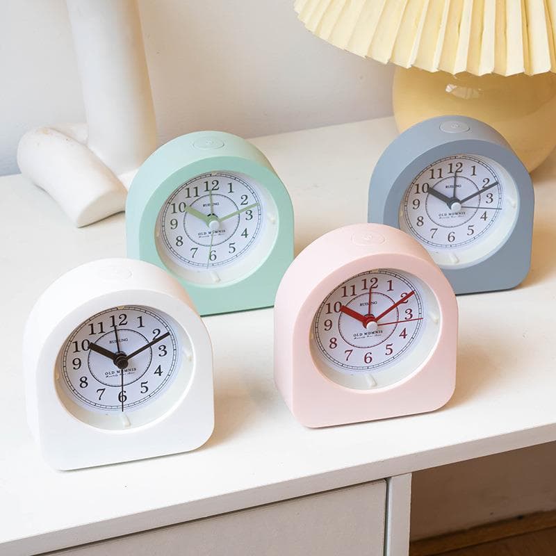 Estudante simples despertador moda mudo criativo quarto relógio crianças luminosa cabeceira único Wake-up relógio