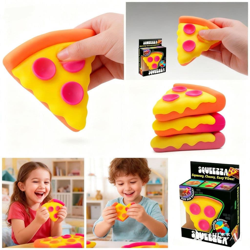 Brinquedo de descompressão transfronteiriço Needoh Dippin Dazzler Pinch Music Gift Box Mini brinquedo de apertar sensori