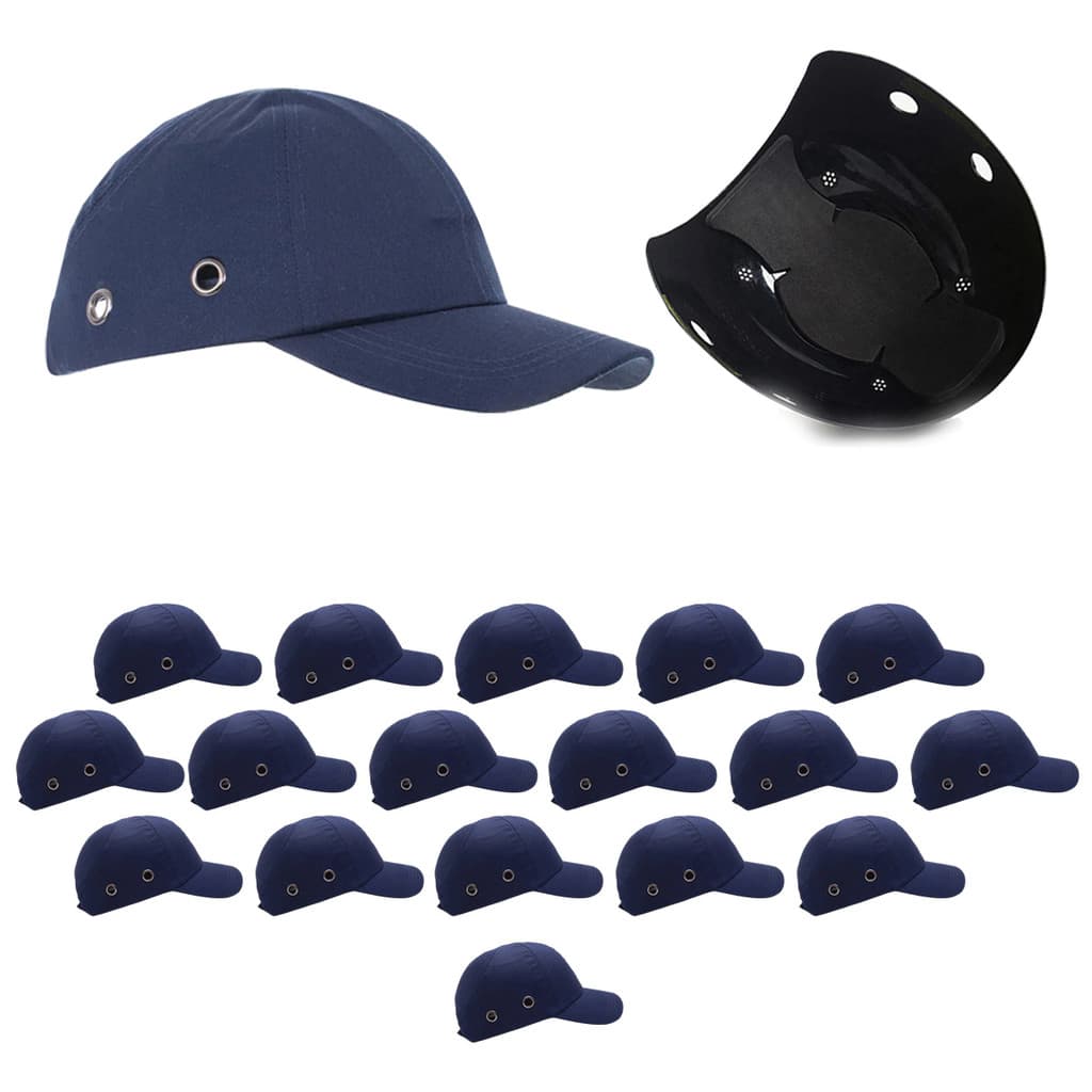 Bone com Capacete EPI Kit 17 Uni Obra Seguranca Casquete Reparo Protecao Resistente Trabalho Construcao Oficina