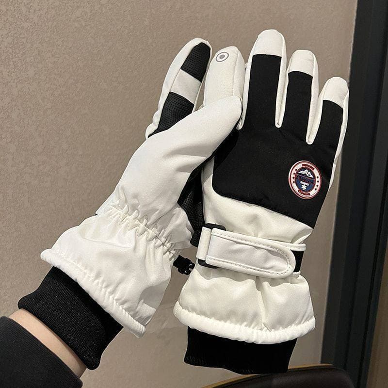 Luvas quentes mulheres engrossado inverno ciclismo algodão masculino inverno à prova de vento equitação motocicleta veíc