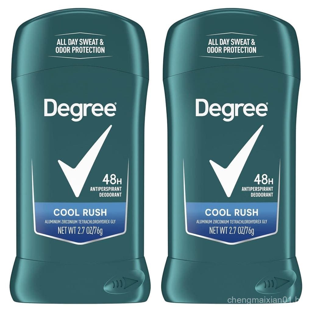Degree Men Original Antitranspirante Desodorante Cool Rush Pacote Duplo Proteção Contra Suor e Odor por 48 Horas Antitra
