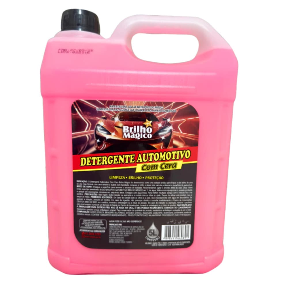 Detergente Automotivo com Cera Brilho Magico 5 Litros
