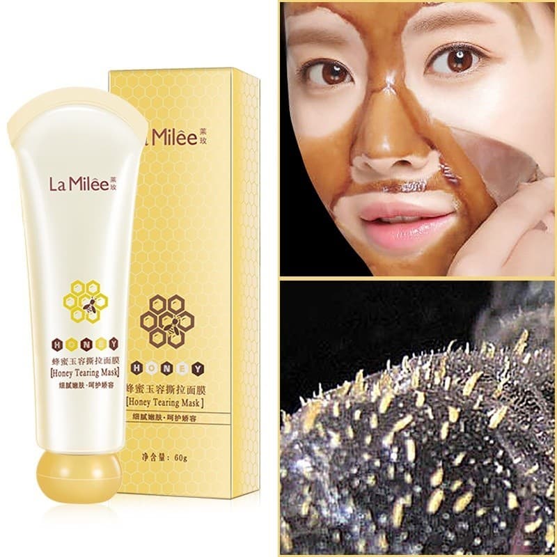 Máscara Facial Peel-Off Removedor de Cravos Limpeza de Poros Clareador Hidratante Controle de Oleosidade La Milee 60g